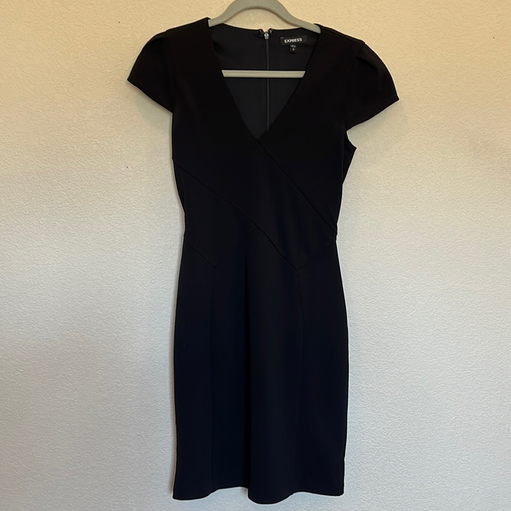 Express body fit night life dress
